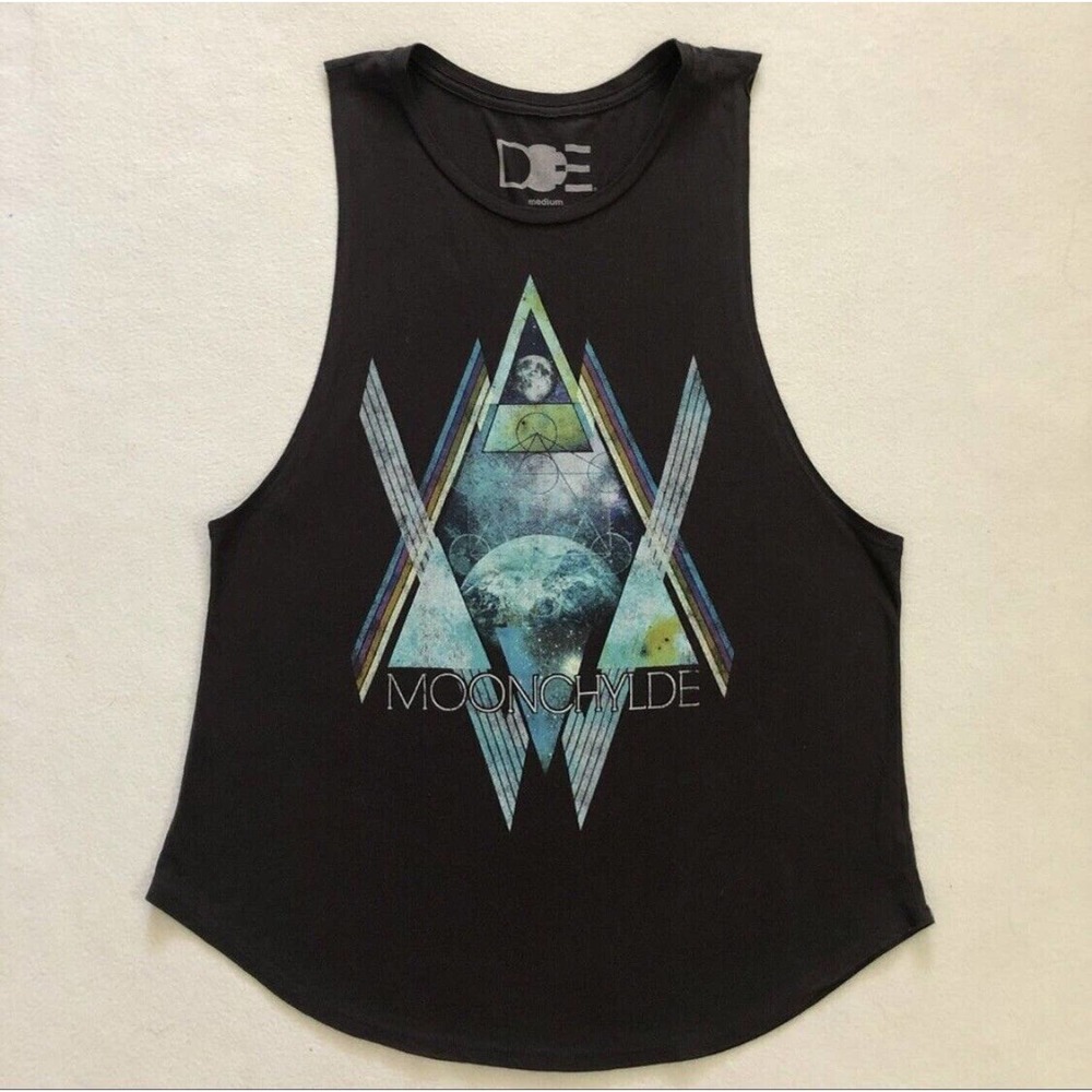 DOE Urban Outfitters Moonchylde Graphic Cotton Blend Sleeveless Muscle Tank M